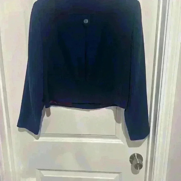 Size 14 Renlyn New York Women’s Navy Blue Blazer Jacket - Picture 4 of 4